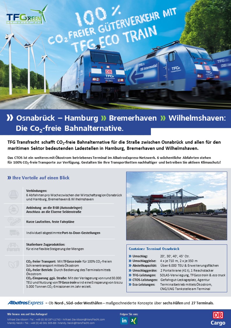 OnePager AlbatrosExpress Osnabrück