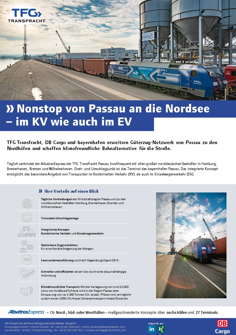 OnePager AlbatrosExpress Passau