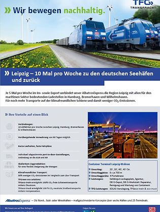 OnePager_AlbatrosExpress Leipzig