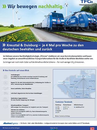 OnePager AlbatrosExpress Duisburg_Kreuztal